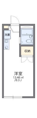 レオパレスソレイユの間取り画像