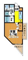 テレッツオカーサの間取り画像