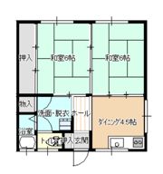 水呑向丘アパートの間取り画像