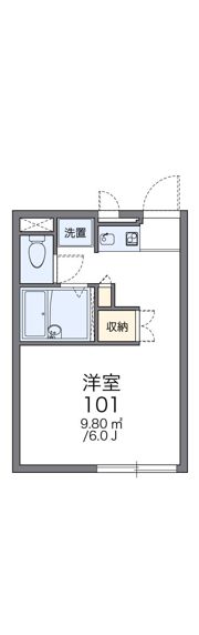 レオパレス杉山の間取り画像