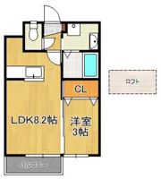 ファープレイス小倉西B棟の間取り画像