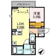 ロジ環水公園の間取り画像