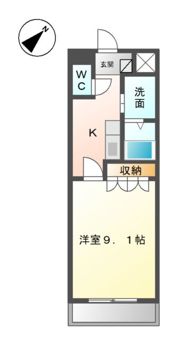 West Blueの間取り画像