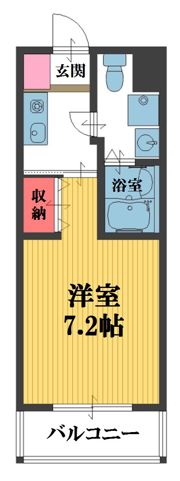 P’sプレイス東仲町の間取り画像