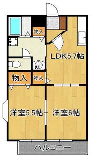 プレジデントタカヤ6 B棟の間取り画像