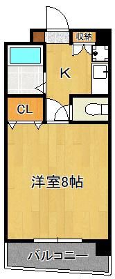 ギャラン北方の間取り画像