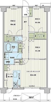 サンクレイドル浦安Ⅱの間取り画像