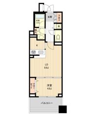 HF銀座レジデンスEASTの間取り画像