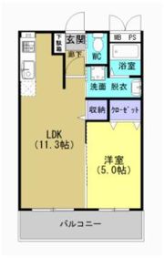 サンクチュアリ古町の間取り画像