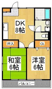 メゾンホソダBの間取り画像