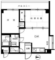 関東バス高井戸ハイツの間取り画像
