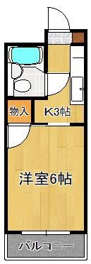 平和ハイツの間取り画像
