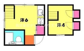 ハイツBの間取り画像