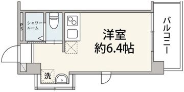 KENSEI9（旧第5山肩ビル）の間取り画像