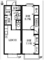 SUN CLAIRの間取り画像