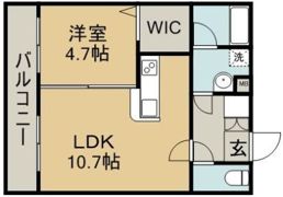 パリス長嶺の間取り画像