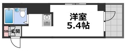 パークサイド上本町駅前の間取り画像