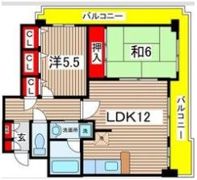 ラフェール高辻の間取り画像