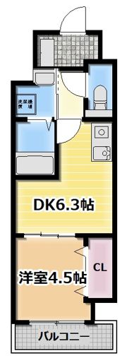 クローバー・レジデンス城東放出の間取り画像