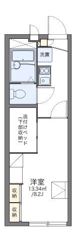 レオパレス大和田の間取り画像