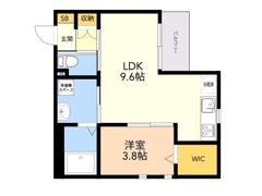 プレゾン今宿の間取り画像