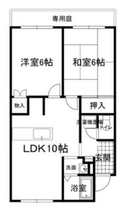 コーポ高野口の間取り画像