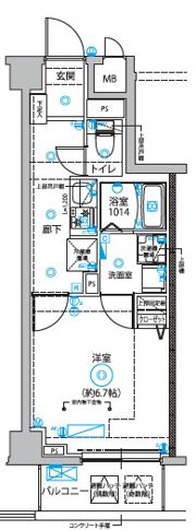 DIPS西新井の間取り画像
