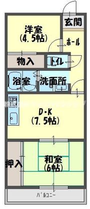 エルフラットの間取り画像