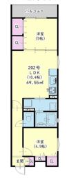 クリエオーレ打越町の間取り画像
