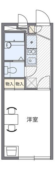 レオパレス大内越の間取り画像