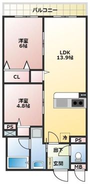 WSレジデンスの間取り画像