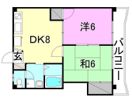 フォルム山越の間取り画像