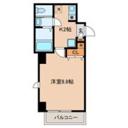 Espoir（ｴｽﾎﾟﾜ-ﾙ）の間取り画像