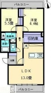 サンロイヤル元山の間取り画像