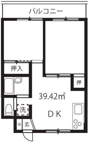 パークサイド南大井の間取り画像