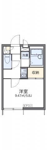 レオパレスピアーチェの間取り画像
