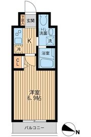 HF関内レジデンスの間取り画像