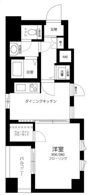 エスコート東日本橋の間取り画像