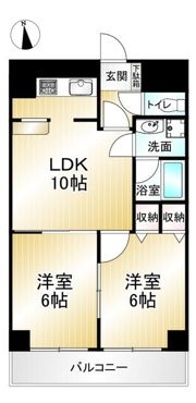 サンパレス武蔵野の間取り画像
