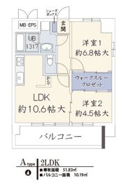ブリエ ウメキタの間取り画像