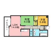 ライフマンション飯塚駅の間取り画像