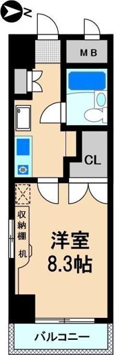 オーベル川崎の間取り画像