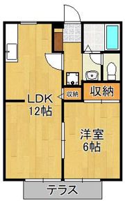 ビーライン力丸の間取り画像