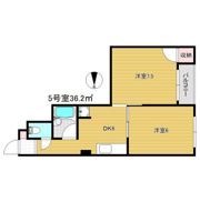 ハイツ浮田の間取り画像