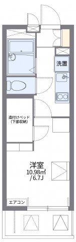 レオパレス桜尾本町の間取り画像