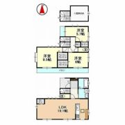 原島町550－12一戸建の間取り画像