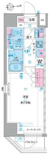 GENOVIA鷺ノ宮skygardenの間取り画像