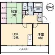 茜屋マンションの間取り画像