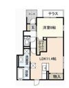 サンリッシュ天神の間取り画像