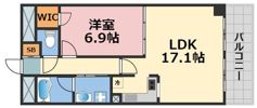 船場ミッドキューブの間取り画像